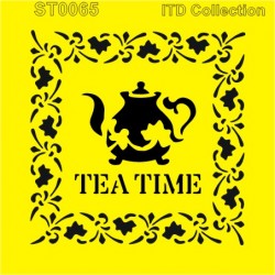 Šablona ITD - Tea Time s konvicí 16x16