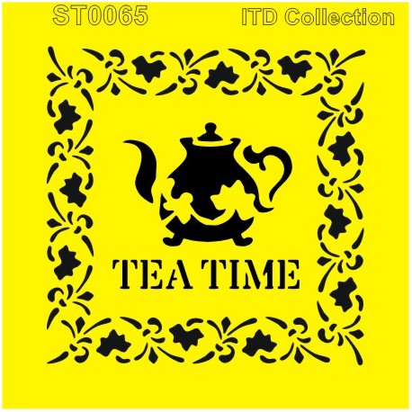 Šablona ITD - Tea Time s konvicí 16x16