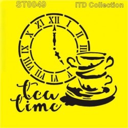 Šablona ITD - Tea Time se šálky 16x16
