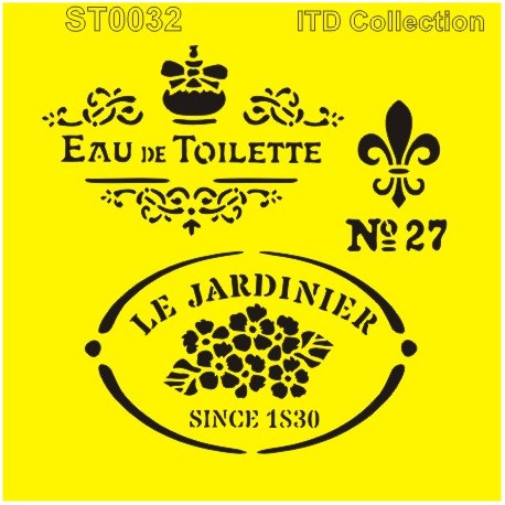 Šablona ITD - Le Jardinier 16x16