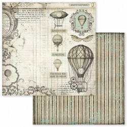 Voyages Fantastiques, balóny 30,5x30,5 scrapbook