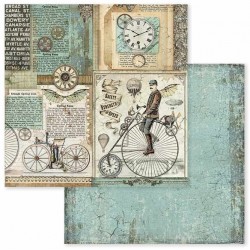 Voyages Fantastiques, bicykl 30,5x30,5 scrapbook