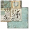 Voyages Fantastiques, bicykl 30,5x30,5 scrapbook