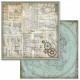 Sada papírů 30,5x30,5 190g Voyages Fantastiques
