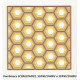 Vyřezávací šablona Layered Combi Dies - medová plástev C