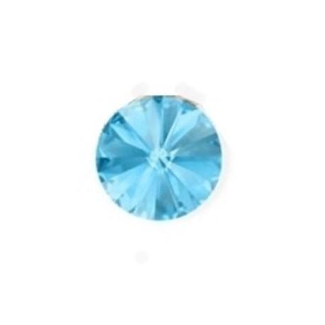 SWAROVSKI RIVOLI 14mm AQUAMARINE