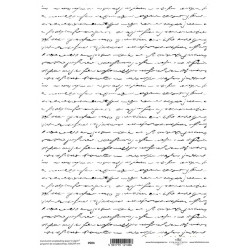 Pergamen pro scrapbook 112g - drobné písmo