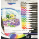 Souprava akvarelových fixů 12 barev (Centropen)