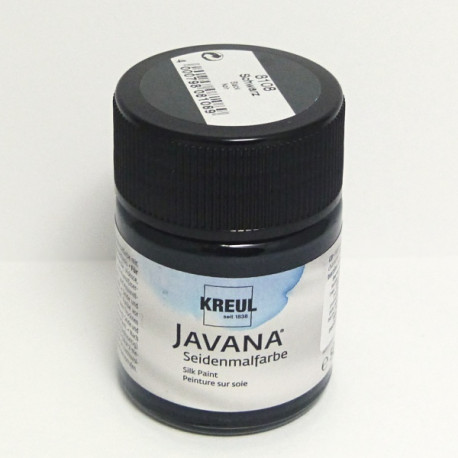 Barva na hedvábí JAVANA 50ml - černá