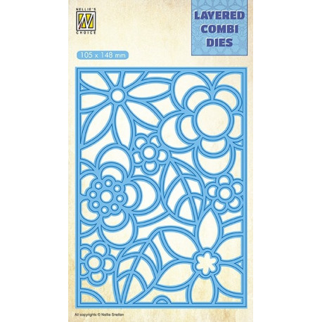 Vyřezávací šablona Layered Combi Dies - květiny A