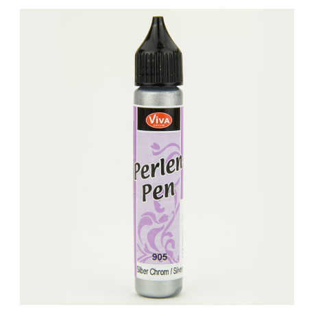Perlen Pen - 25ml - Stříbrno-chromová barva