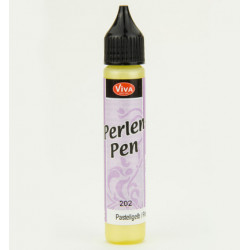 Perlen Pen - 25ml - Pastelově žlutá barva (F)
