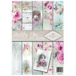 Sada papírů A4 - Shabby Chic for Spring (ITD)