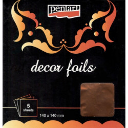 Decor Foils 3D Pentart - bronzová