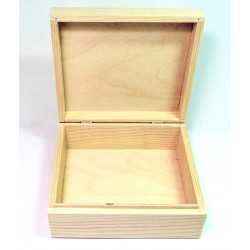 Dřevěna krabička obdélník 20,5x18,5x8