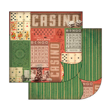 Casino 30x30 scrapbook