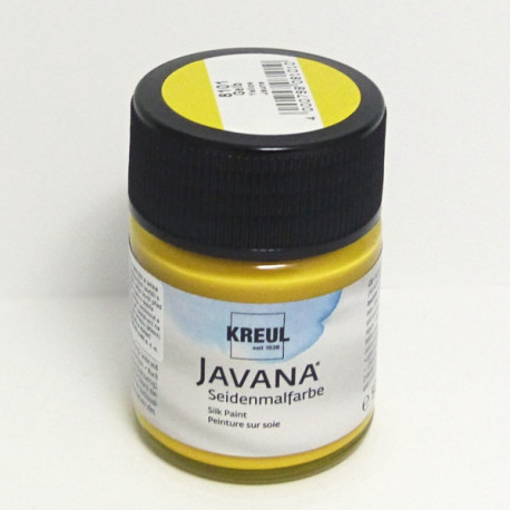 Barva na hedvábí JAVANA 50ml - žlutá