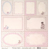 Vintage Baby, Journaling cards pink, 30,5x30,5cm (MD)