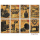 Sada scrap.kartiček 7x10,8cm - Forgotten (Decorer)