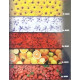 Sada FRUITS & FLOWERS mix - 5ks transp.papírů (F)