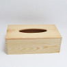 Poklop - dřevěná krabička na kapesníky z masivu, s vysouvacím dnem