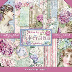 Sada papírů 30,5x30,5 190g Hortensia