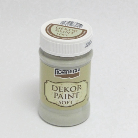 Dekor Paint Soft 100ml lišejník zelená (Pentart)