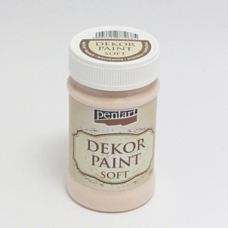 Dekor Paint Soft 100ml broskvová (Pentart)