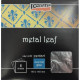 Metal leaf - metalické listy 5ks, stříbrné (Pentart)