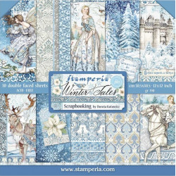 Sada papírů 30,5x30,5 190g Winter Tales