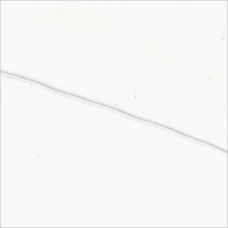 Kulatá gumička (pruženka) bílá, prům. 1mm