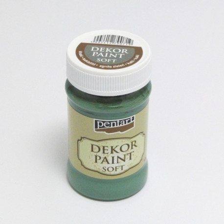 Dekor Paint Soft 100ml zelená khaki (Pentart)