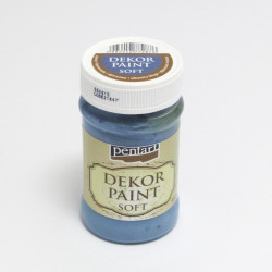 Dekor Paint Soft 100ml modrá džínová (Pentart)