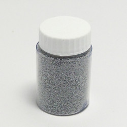Mikrokuličky 0,5mm, 40g - stříbrné