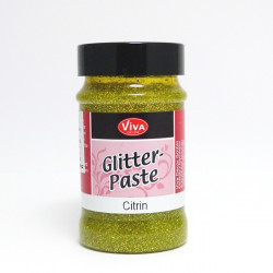 Glitter Paste 90ml - citrín (F)