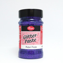 Glitter Paste 90ml - purpurová (F)