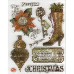 Razítka D116 Steampunk Christmas (F)