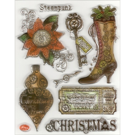 Razítka D116 Steampunk Christmas (F)