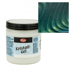 Kristall Gel 250ml - modrozelená metalická (F)