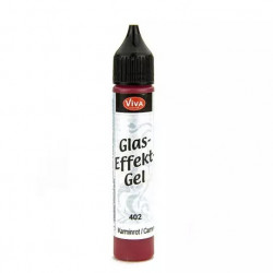 Glas Effekt - skleněný gel karmínový 28ml