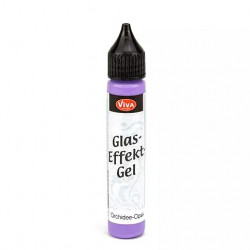 Glas Effekt - skleněný gel fialová orchidej, krycí 28ml