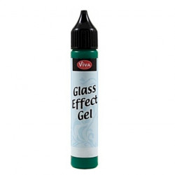 Glas Effekt - skleněný gel olivový 28ml (F)