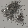 Dekorační glittery - hvězdičky stříbrné