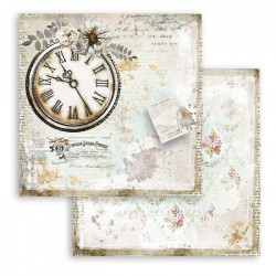 Journal, hodiny 30,5x30,5 scrapbook