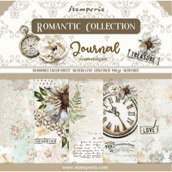 Sada papírů 30,5x30,5 190g Romantic Collection Journal