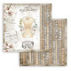 Sada papírů 30,5x30,5 190g Romantic Collection Threads