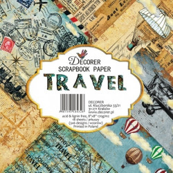 Sada papírů Travel 20x20 (Decorer)