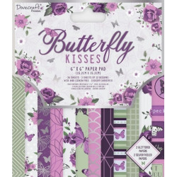 Sada papírů 15x15 Butterfly Kisses (Dovecraft)