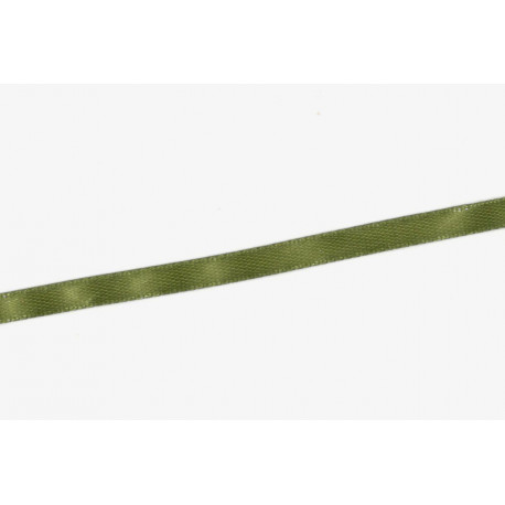 Saténová stuha 6mm - khaki zelená