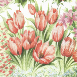 Tulipány malované 33x33